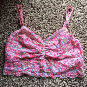 Victoria's Secret PINK Floral Lace Bralette